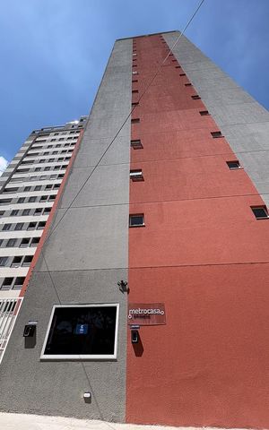 Apartamento para alugar com 24m², 1 quarto e sem vaga Apartamento para alugar com 24m², 1 quarto e sem vagaFachada