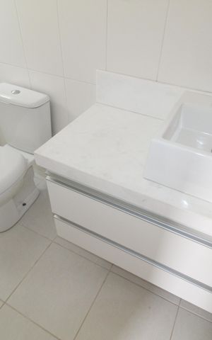 Apartamento para alugar com 143m², 3 quartos e 3 vagasBanheiro da Suíte 1