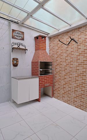 Casa de condomínio para alugar com 75m², 2 quartos e 1 vagaÁrea gourmet e Área de Serviço