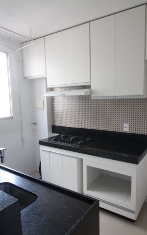 Apartamento para alugar com 45m², 2 quartos e 1 vagaCozinha e Área de Serviço