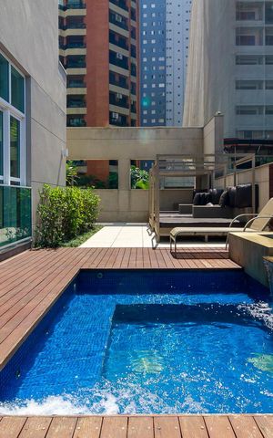 Apartamento para alugar com 37m², 1 quarto e 1 vagaPiscina