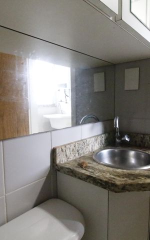 Apartamento à venda com 95m², 3 quartos e 2 vagasBanheiro de serviço