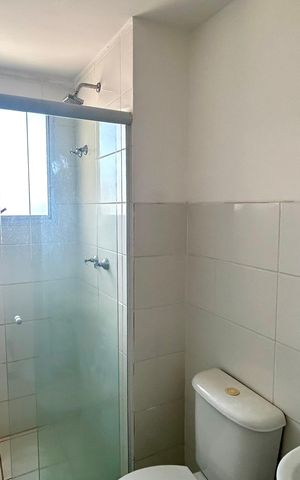 Apartamento para alugar com 48m², 2 quartos e 1 vaga Apartamento para alugar com 48m², 2 quartos e 1 vagaBanheiro
