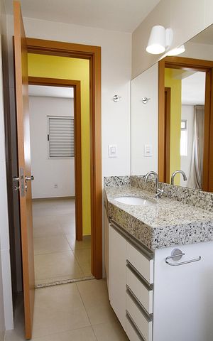 Apartamento à venda com 72m², 3 quartos e 2 vagasBanheiro Social
