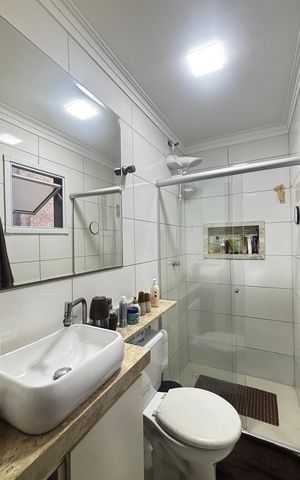 Apartamento à venda com 38m², 2 quartos e 1 vaga Apartamento à venda com 38m², 2 quartos e 1 vagaBanheiro
