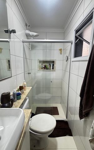 Apartamento à venda com 38m², 2 quartos e 1 vaga Apartamento à venda com 38m², 2 quartos e 1 vagaBanheiro