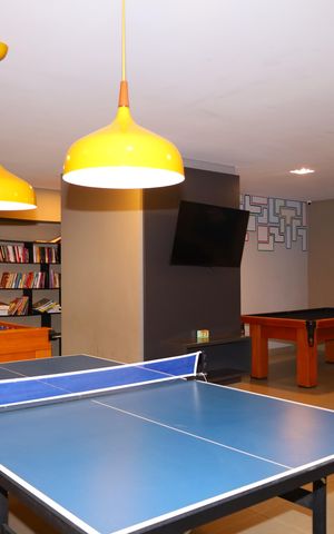 Apartamento à venda com 55m², 2 quartos e 1 vagaÁrea comum - Salão de jogos