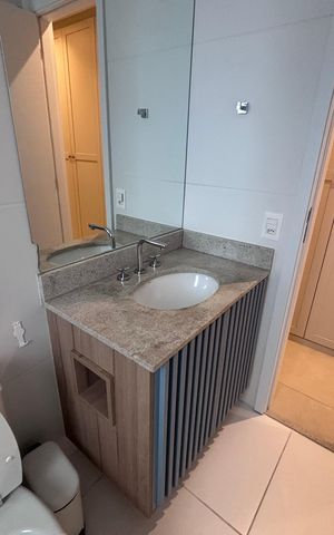 Apartamento à venda com 80m², 2 quartos e 1 vagaBanheiro do Quarto 1