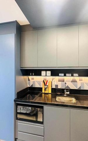 Studio à venda com 22m², 1 quarto e sem vaga Studio à venda com 22m², 1 quarto e sem vagaCozinha
