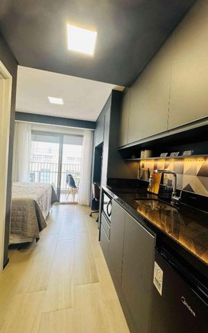 Studio à venda com 22m², 1 quarto e sem vaga Studio à venda com 22m², 1 quarto e sem vagaCozinha