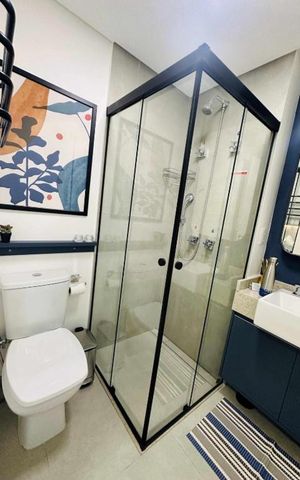 Studio à venda com 22m², 1 quarto e sem vaga Studio à venda com 22m², 1 quarto e sem vagaBanheiro
