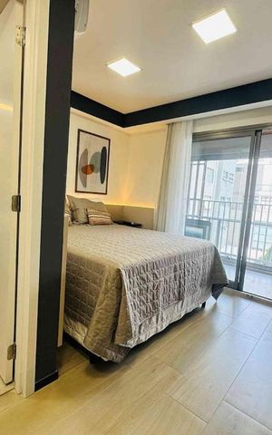 Studio à venda com 22m², 1 quarto e sem vaga Studio à venda com 22m², 1 quarto e sem vagaSala/Quarto