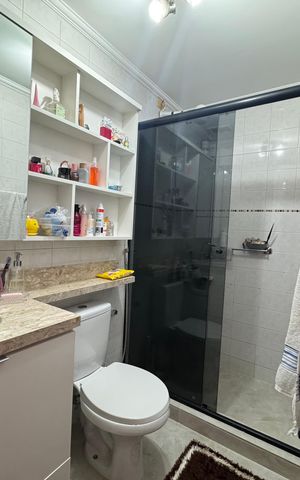 Apartamento para alugar com 48m², 2 quartos e 1 vaga Apartamento para alugar com 48m², 2 quartos e 1 vagaBanheiro
