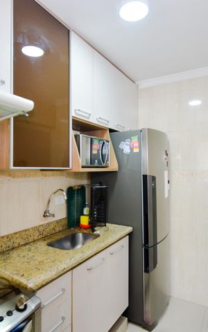 Apartamento à venda com 49m², 2 quartos e 1 vagaCozinha