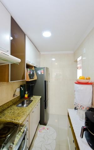 Apartamento à venda com 49m², 2 quartos e 1 vagaCozinha
