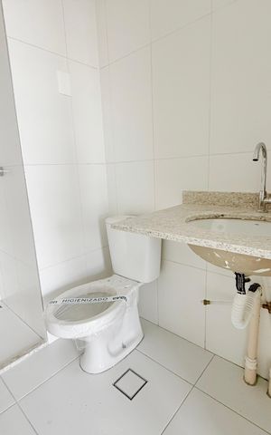 Studio para alugar com 29m², 1 quarto e sem vaga Studio para alugar com 29m², 1 quarto e sem vagaBanheiro