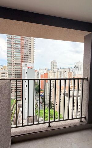 Studio à venda com 29m², 1 quarto e sem vaga Studio à venda com 29m², 1 quarto e sem vagaVaranda