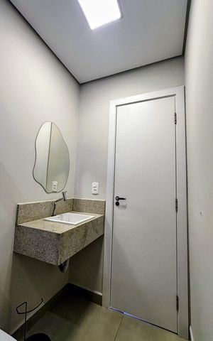 Apartamento para alugar com 60m², 1 quarto e 2 vagas Apartamento para alugar com 60m², 1 quarto e 2 vagasBanheiro Social