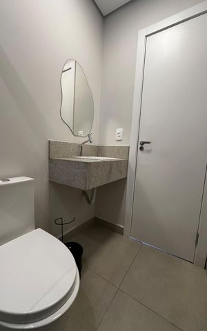 Apartamento para alugar com 60m², 1 quarto e 2 vagas Apartamento para alugar com 60m², 1 quarto e 2 vagasBanheiro Social