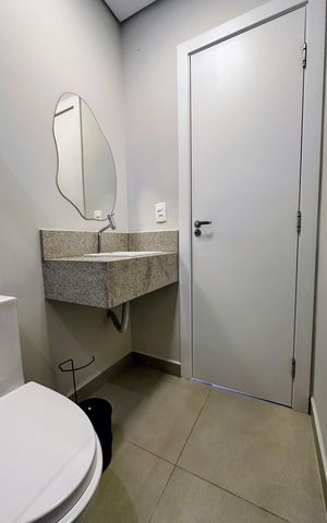 Apartamento para alugar com 60m², 1 quarto e 2 vagas Apartamento para alugar com 60m², 1 quarto e 2 vagasBanheiro Social