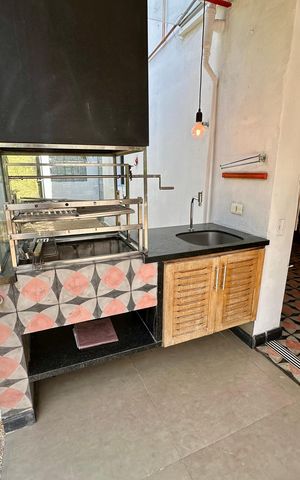 Casa de condomínio para alugar com 70m², 1 quarto e 1 vagaChurrasqueira
