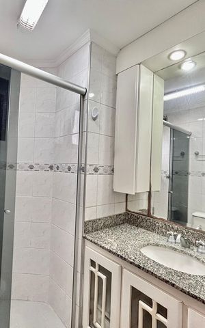 Apartamento para alugar com 75m², 3 quartos e 2 vagas Apartamento para alugar com 75m², 3 quartos e 2 vagasBanheiro do Quarto 1