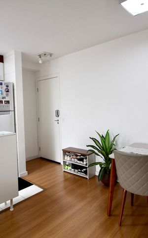 Apartamento à venda com 47m², 2 quartos e sem vaga Apartamento à venda com 47m², 2 quartos e sem vagaSala de jantar