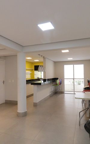 Apartamento para alugar com 49m², 2 quartos e 1 vagaÁrea comum - Salão de festas infantil