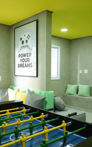 Apartamento para alugar com 26m², 1 quarto e sem vagaÁrea comum - Sala de jogos