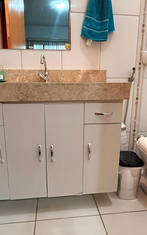 Casa à venda com 110m², 3 quartos e 6 vagasBanheiro da Suíte
