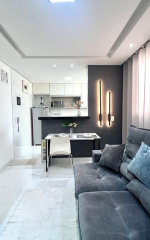 Apartamento à venda com 55m², 2 quartos e 1 vaga Apartamento à venda com 55m², 2 quartos e 1 vagaSala