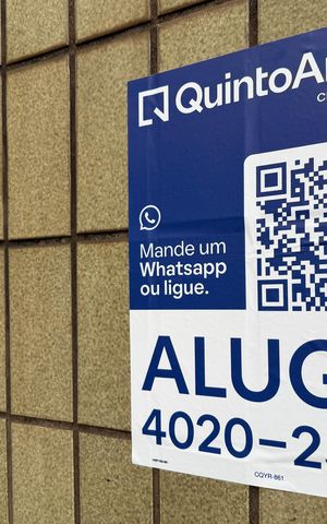 Apartamento para alugar com 70m², 2 quartos e 1 vagaPlaca instalada