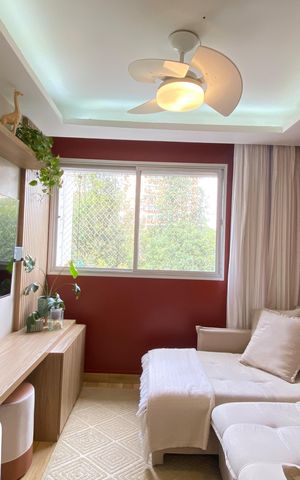 Apartamento para alugar com 60m², 2 quartos e 2 vagasSala