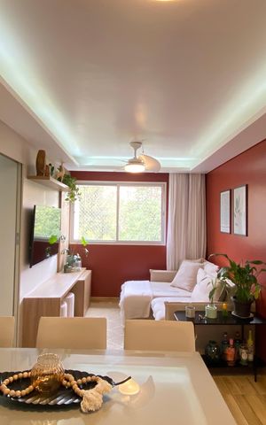 Apartamento para alugar com 60m², 2 quartos e 2 vagasSala