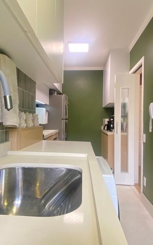 Apartamento para alugar com 60m², 2 quartos e 2 vagasCozinha - Área de Serviço