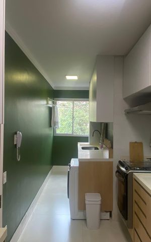 Apartamento para alugar com 60m², 2 quartos e 2 vagasCozinha - Área de Serviço