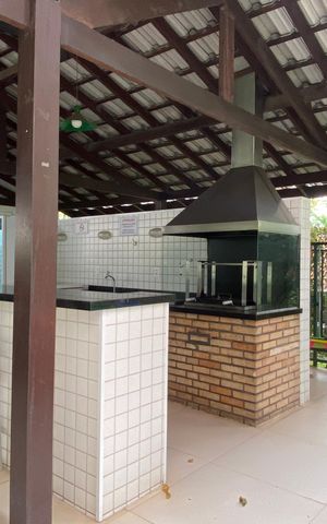 Apartamento para alugar com 60m², 2 quartos e 2 vagasÁrea comum - Churrasqueira