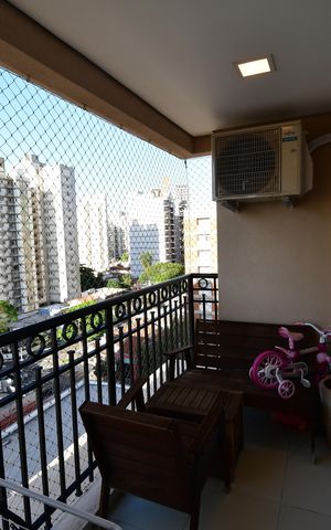 Apartamento à venda com 58m², 2 quartos e 1 vagaSala - Sacada