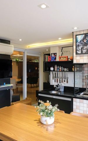 Apartamento à venda com 133m², 3 quartos e 3 vagasVaranda gourmet