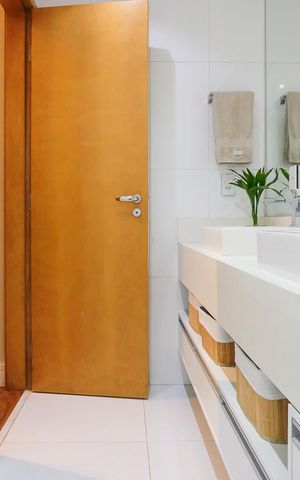 Apartamento à venda com 133m², 3 quartos e 3 vagasBanheiro da suíte 1