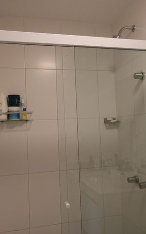Apartamento à venda com 120m², 3 quartos e 2 vagasBanheiro da suíte