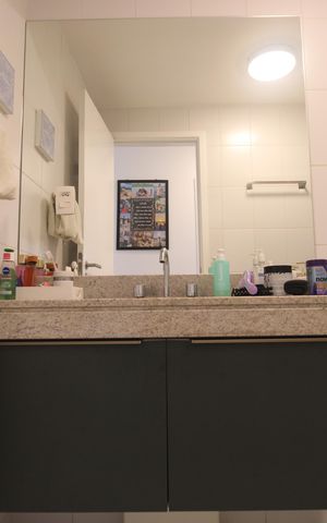 Apartamento à venda com 120m², 3 quartos e 2 vagasBanheiro da suíte