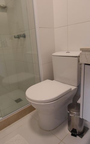Apartamento à venda com 120m², 3 quartos e 2 vagasBanheiro da suíte