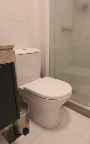Apartamento à venda com 120m², 3 quartos e 2 vagasBanheiro da suíte