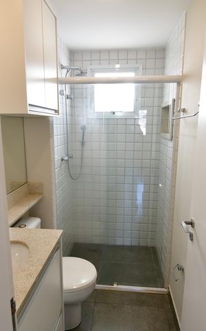 Apartamento para alugar com 106m², 3 quartos e 2 vagasBanheiro Social