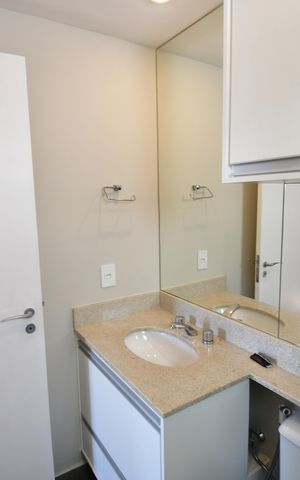 Apartamento para alugar com 106m², 3 quartos e 2 vagasBanheiro Suíte