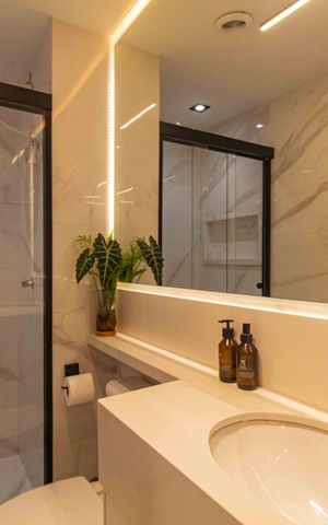 Apartamento à venda com 31m², 1 quarto e 1 vaga Apartamento à venda com 31m², 1 quarto e 1 vagaBanheiro
