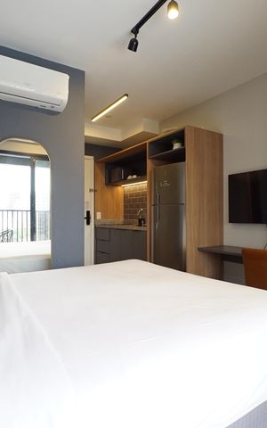 Studio à venda com 23m², 1 quarto e sem vagaStudio
