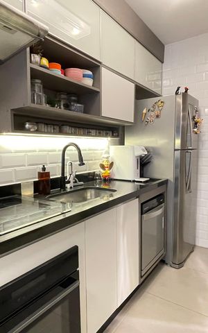 Apartamento à venda com 87m², 3 quartos e 2 vagas Apartamento à venda com 87m², 3 quartos e 2 vagasCozinha