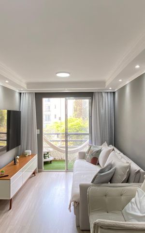 Apartamento à venda com 56m², 2 quartos e 1 vaga Apartamento à venda com 56m², 2 quartos e 1 vagaSala